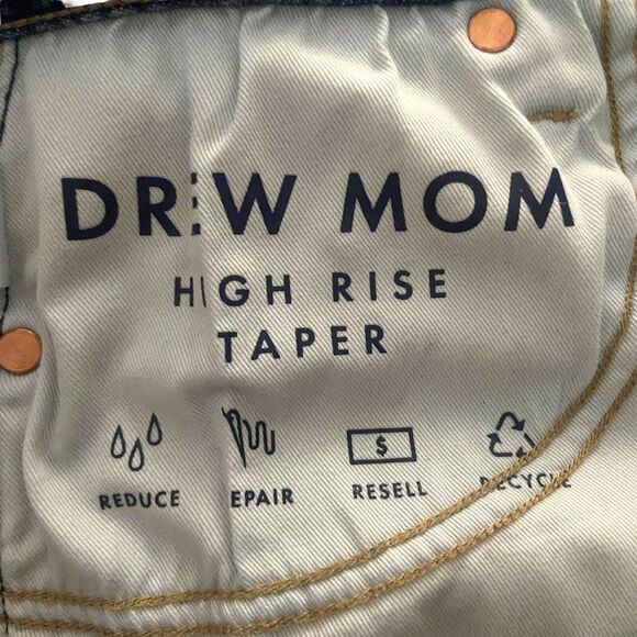 LUCKY BRAND Drew Mom Women’s Jeans Embroidery Butterfly Size 26 High Rise Taper - Picture 8 of 10